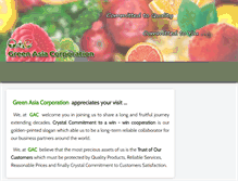Tablet Screenshot of greenasia.org